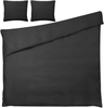 Bettwäsche-Set PARKROSE Baumwollsatin 220 x 240 cm Schwarz Bild 4
