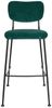 Barhocker BENSON GREEN von ZUIVER mit trendigen Cordstoff Bild 3