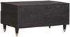 vidaXL Couchtisch Schwarz 80 x 54 x 40 cm Massivholz Mango 4018821 Bild 5