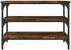 vidaXL Schuhbank Räuchereiche 70x38,5x49 cm Holzwerkstoff 839040 Bild 5