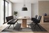 byLIVING Sitzbank Toronto, Bezug in dunkelgrau, Gestell in schwarz, mit Rückenlehne und hohem Sitzkomfort, Esszimmerbank, Küchenbank, Maße: B 138, H 83, T 60 cm Bild 2