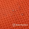Waffel Duschvorhang Orange Wasserdicht Stoff Anti Schimmel 182x182cm Bild 3