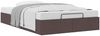 vidaXL Ottoman-Bett ohne Matratze Dunkelbraun 120x190 cm Stoff 3310864 Bild 5