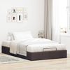 vidaXL Ottoman-Bett ohne Matratze Dunkelbraun 120x190 cm Stoff 3310864 Bild 3