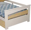 Vente-unique - LURAVO Bett Holz, Platte BeigeBeige - B 105 cm x H 62 cm x L 198,5 cm Bild 5