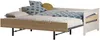 Vente-unique - LURAVO Bett Holz, Platte BeigeBeige - B 105 cm x H 62 cm x L 198,5 cm Bild 4