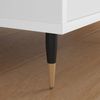 vidaXL Möbelbeine 2 pcs Schwarz und Gold Ø 40 x 98 mm Eisen 864798 Bild 3