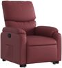 vidaXL Relaxsessel mit Aufstehhilfe Weinrot Kunstleder 3204890 Bild 4