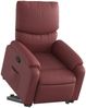 vidaXL Relaxsessel mit Aufstehhilfe Weinrot Kunstleder 3204890 Bild 3