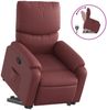 vidaXL Relaxsessel mit Aufstehhilfe Weinrot Kunstleder 3204890 Bild 2