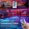 Quntis LED Solarleuchte Solar Poolbeleuchtung Licht, IP68 Solarlampen Außen Pool Lichter, Dimmable LED, 16 Lichtfarben, Teichbeleuchtung mit Fernbedienung, 20 RGB Modi & Timer für Pool Teich Bild 3