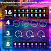 Quntis LED Solarleuchte Solar Poolbeleuchtung Licht, IP68 Solarlampen Außen Pool Lichter, Dimmable LED, 16 Lichtfarben, Teichbeleuchtung mit Fernbedienung, 20 RGB Modi & Timer für Pool Teich Bild 2