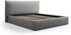 Micadoni Bett Kaelle Chenille Silber 160x200 Bild 2
