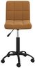 vidaXL Esszimmerstuhl Drehbar Braun Samt, Drehbar [3087594] Bild 2