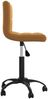 vidaXL Esszimmerstuhl Drehbar Braun Samt, Drehbar [3087594] Bild 3