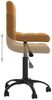 vidaXL Esszimmerstuhl Drehbar Braun Samt, Drehbar [3087594] Bild 4