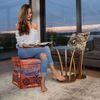 Sitzhocker mit Stauraum Trendmotiv Bild 3