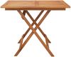 vidaXL Gartentisch Klappbar 90x90x75 cm Massivholz Akazie 319671 Bild 3