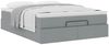vidaXL Ottoman-Bett mit Matratze Hellgrau 140x190 cm Stoff 3311106 Bild 5