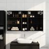 vidaXL Badezimmerschrank-Set 3 pcs 106 x 16 x 62,5 cm Holzwerkstoff 3403793 Bild 4