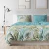 etérea Mako-Satin Bettwäsche Paisley Florina Grün 200x200 cm + 2Stk 80x80 cm Bild 3