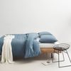 Marc O'Polo Bettwäsche Elvor Deep Blue Baumwolle Jersey 155 x 220 + 80 x 80 cm Bild 5