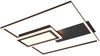 LED Deckenleuchte SPIRO mit Fernbedienung flach Schwarz, dimmbar, Breite 53cm Bild 2