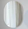 Metallbude Wandspiegel CAYA, oval, minimalistisches Design, 57 x 41 cm Bild 4