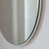 Metallbude Wandspiegel CAYA, oval, minimalistisches Design, 57 x 41 cm Bild 2