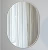Metallbude Wandspiegel CAYA, oval, minimalistisches Design, 57 x 41 cm Bild 5