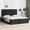 vidaXL Ottoman-Bett mit Matratzen & LEDs Schwarz 180x200 cm Kunstleder 3314503 Bild 4