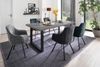 Esszimmerstuhl >Sami< (2-er Set) in Grau aus Metall - 60x87x61cm (BxHxT) Bild 2