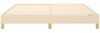 vidaXL Polsterbett, Stoff, 25,0 cm, Creme, 180x200 cm, mit Lattenrost, Natur Bild 5