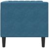 vidaXL Chesterfield-Sessel Blau Samt 372681 Bild 5
