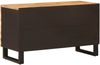 vidaXL TV-Schränk mit Regal Braun 80 x 33 x 46 cm Massivholz Mango 4018311 Bild 5