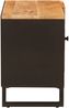 vidaXL TV-Schränk mit Regal Braun 80 x 33 x 46 cm Massivholz Mango 4018311 Bild 4