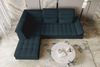 99rooms Ecksofa Toscana, Sofa L-Form, Eckcouch, Bettfunktion, Rundumbezug aus gepolstertem Velours VOGUE Bild 3