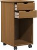 vidaXL Rollschrank Honigbraun 34 x 39 x 65,5 cm Massives Kiefernholz 42028352 Bild 4