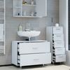 Badmöbel-Set Ilias Weiß 3 Teile, mit Unterschrank 80 cm Vicco Bild 5