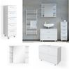 Badmöbel-Set Ilias Weiß 3 Teile, mit Unterschrank 80 cm Vicco Bild 2