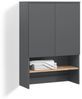 Livinity® Waschmaschinenumbauschrank Paolina, Anthrazit/Goldkraft Eiche, 68 x 100.4 cm (1-St) Bild 5