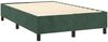vidaXL Boxspringbett mit Matratze Dunkelgrün 120x200 cm Samt 3137776 Bild 4