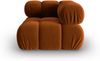 Micadoni symmetrisches Eckmodul Bellis Samt Bluvel Terrakotta Bild 2