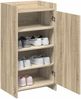 vidaXL Schuhschrank mit Tür Sonoma-Eiche 48 x 36 x 92 cm Holzwerkstoff 8011333 Bild 2