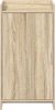 vidaXL Schuhschrank mit Tür Sonoma-Eiche 48 x 36 x 92 cm Holzwerkstoff 8011333 Bild 4