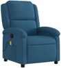 vidaXL Massagesessel Blau Samt 371818 Bild 3
