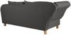 Selma Recamiere mit Armteil links klappbar Flachgewebe Anthrazit Buche Natur Bild 4