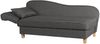 Selma Recamiere mit Armteil links klappbar Flachgewebe Anthrazit Buche Natur Bild 3