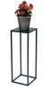 DanDiBo Beistelltisch/Blumenhocker Eckig, Metall Schwarz, 50 x 18 x 18 cm Bild 4