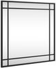 vidaXL Wandspiegel Schwarz 50x50 cm Quadratisch Eisen 358634 Bild 2